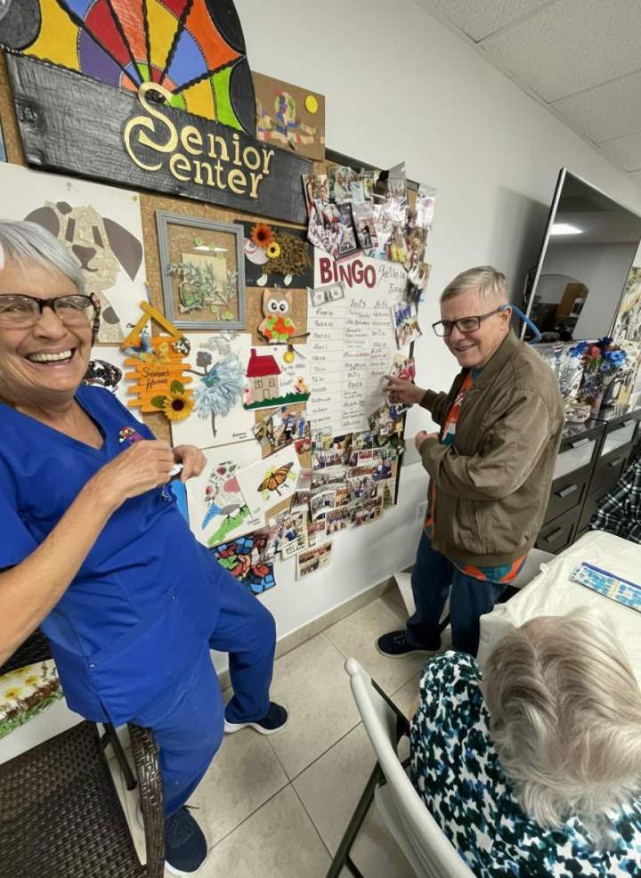 Activity at the adult daycare South Miami